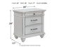 Kanwyn Three Drawer Night Stand Benchcraft®