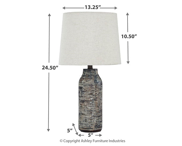 Mahima Paper Table Lamp (2/CN) Signature Design by Ashley®