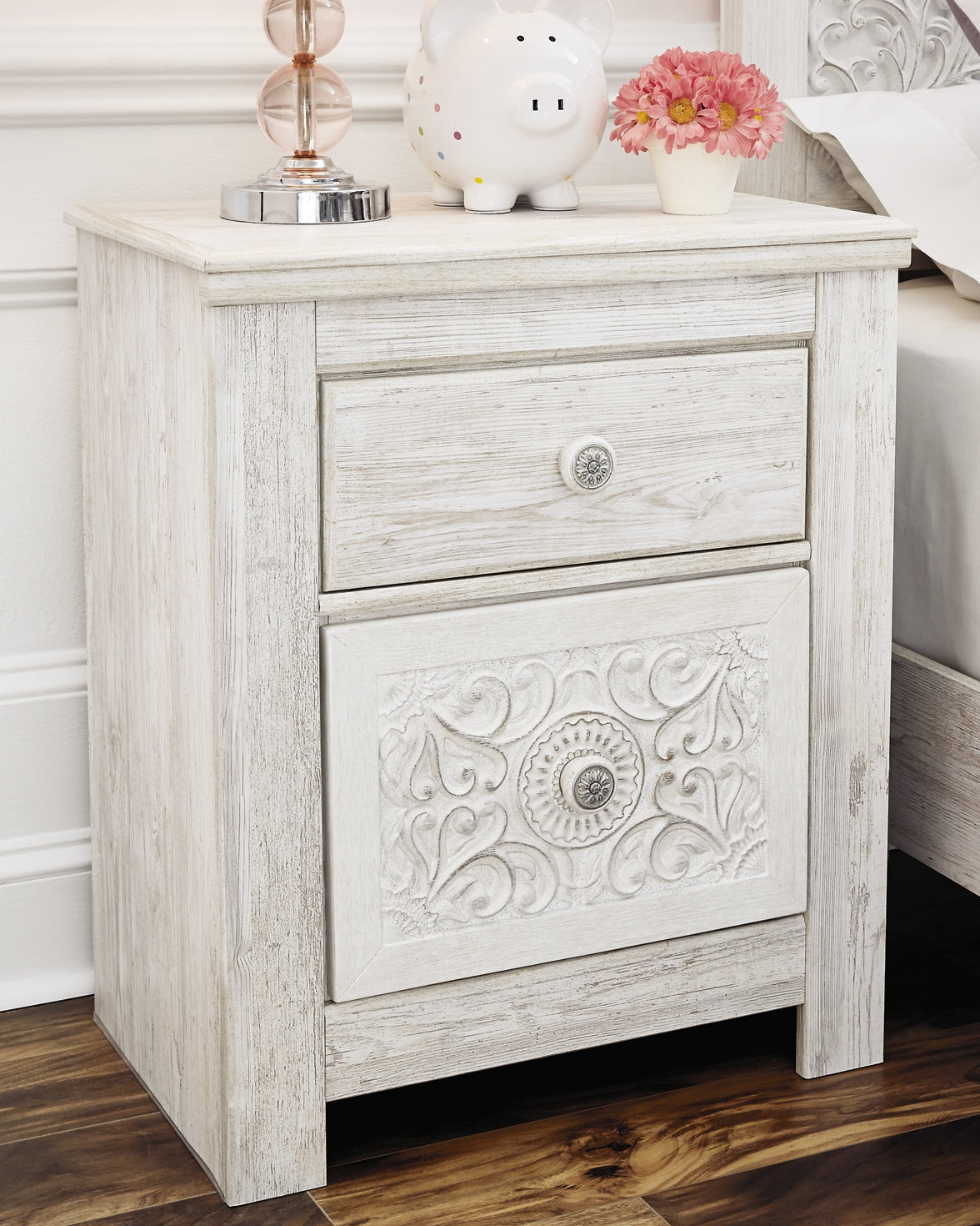 Paxberry Two Drawer Night Stand Signature Design by Ashley®