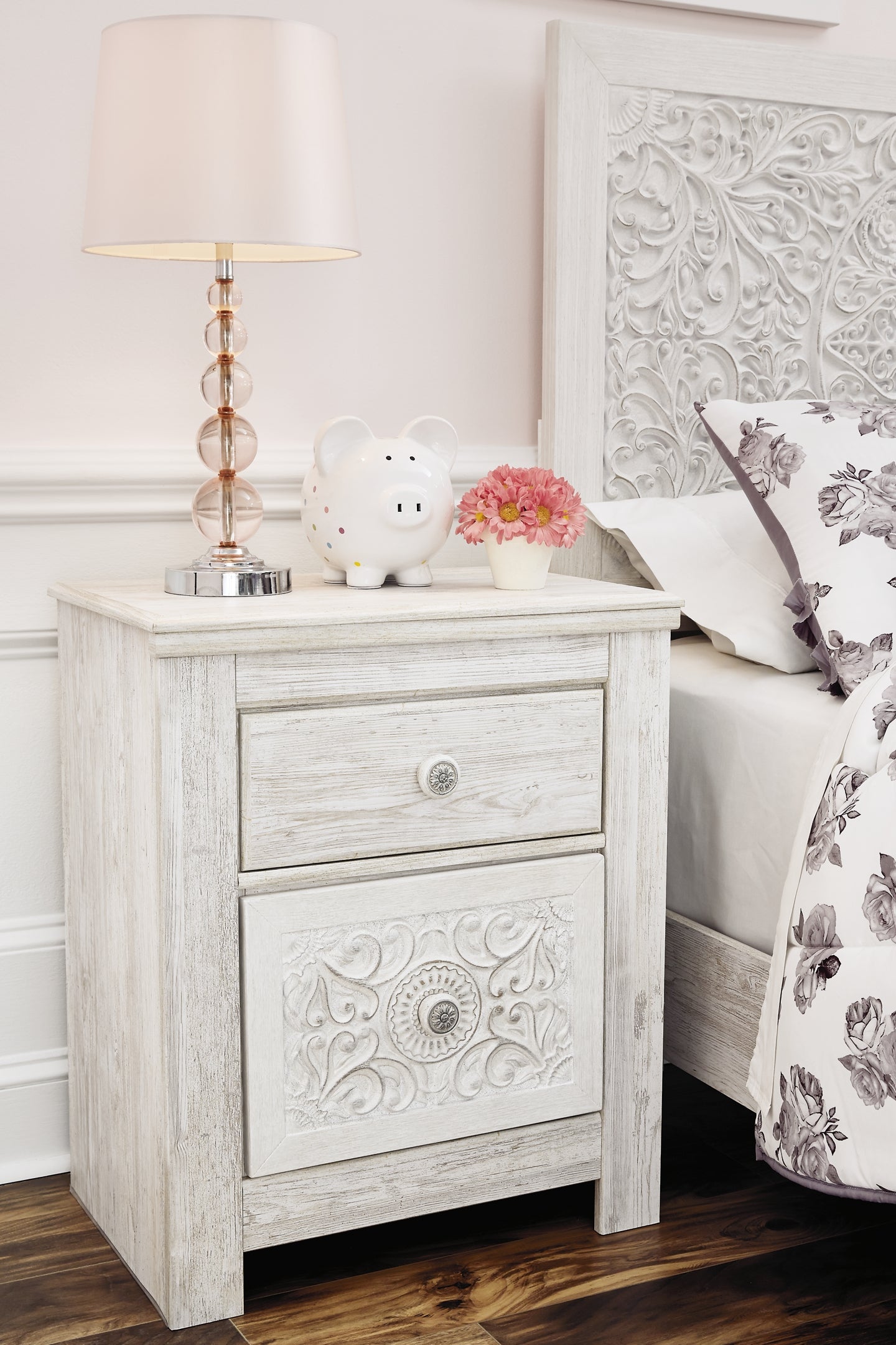 Paxberry Two Drawer Night Stand Signature Design by Ashley®