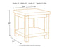 Carynhurst Rectangular End Table Signature Design by Ashley®