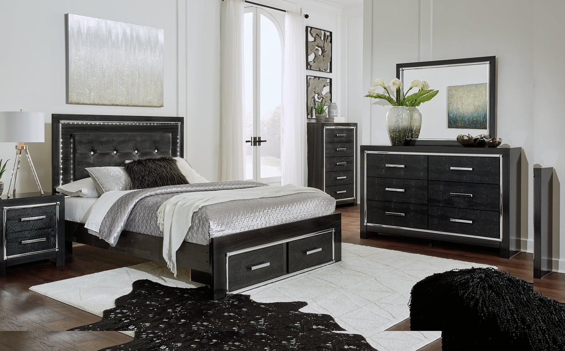 Kaydell  Upholstered Panel Bed With Storage Signature Design by Ashley®