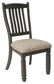 Tyler Creek Dining UPH Side Chair (2/CN) Signature Design by Ashley®