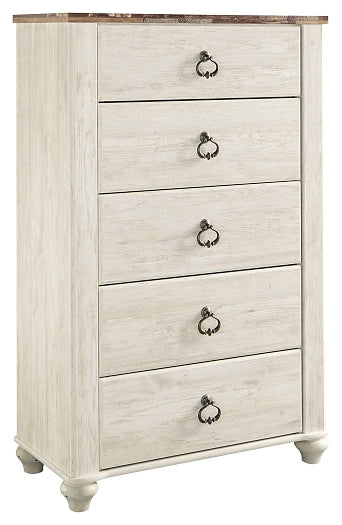 Willowton Five Drawer Chest Signature Design by Ashley®
