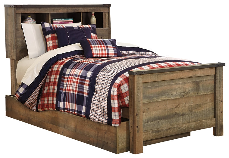 Trinell Twin Bookcase Bed with 1 Large Storage Drawer Signature Design by Ashley®