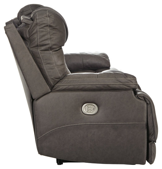 Wurstrow PWR REC Sofa with ADJ Headrest Signature Design by Ashley®