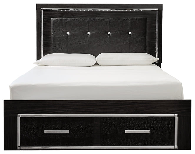 Kaydell  Upholstered Panel Bed With Storage Signature Design by Ashley®