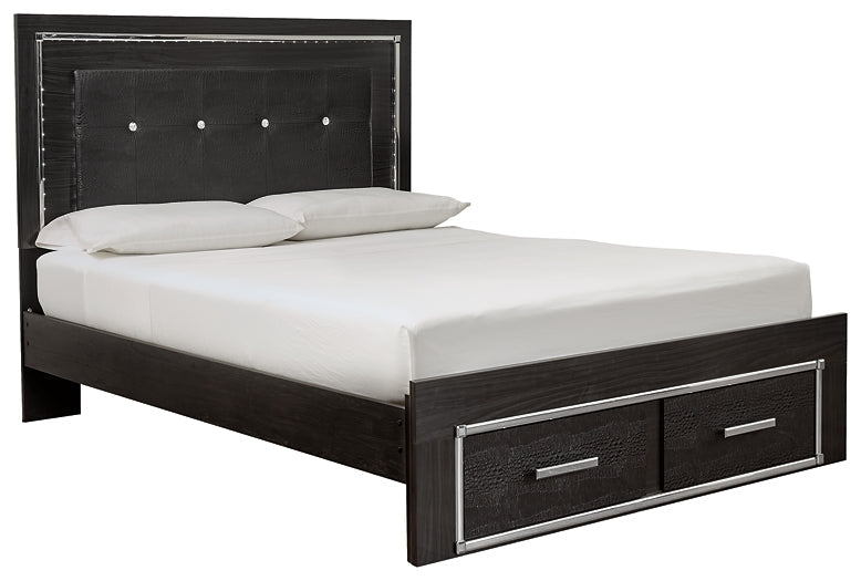 Kaydell  Upholstered Panel Bed With Storage Signature Design by Ashley®