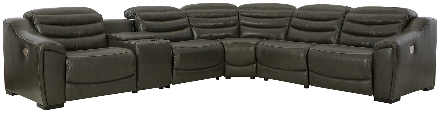 Center Line 6-Piece Power Reclining Sectional Signature Design by Ashley®