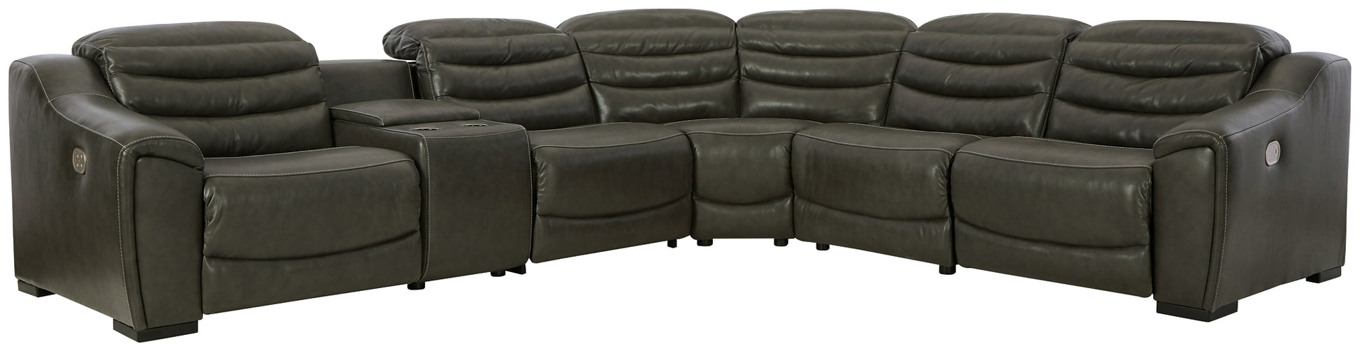 Center Line 6-Piece Power Reclining Sectional Signature Design by Ashley®