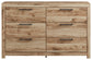 Hyanna Six Drawer Dresser Signature Design by Ashley®