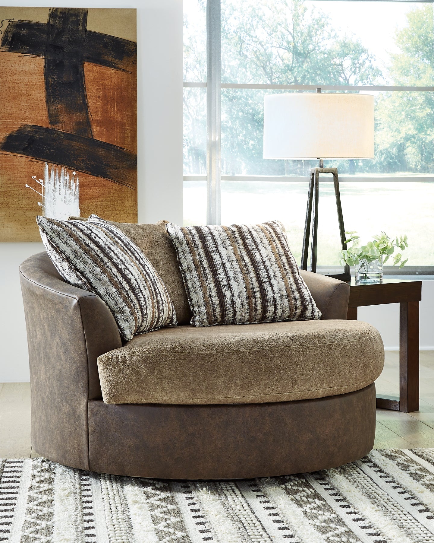 Alesbury Oversized Swivel Accent Chair Signature Design by Ashley®