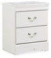 Anarasia Two Drawer Night Stand Signature Design by Ashley®