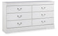 Anarasia Six Drawer Dresser Signature Design by Ashley®