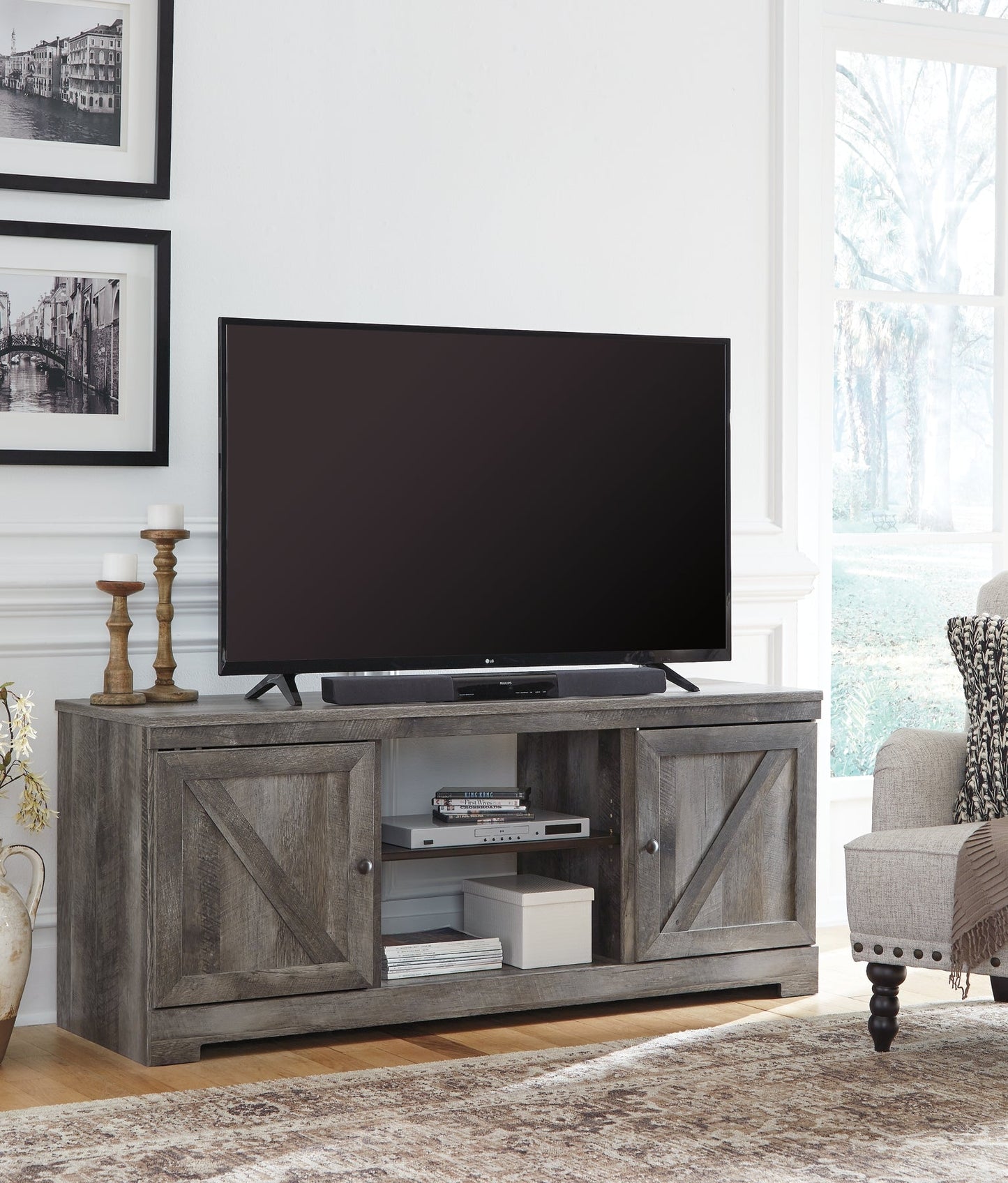 Wynnlow LG TV Stand w/Fireplace Option Signature Design by Ashley®