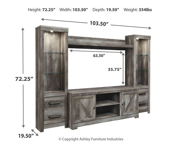 Wynnlow 4-Piece Entertainment Center Signature Design by Ashley®