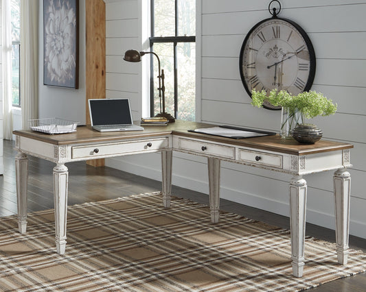 Realyn 2-Piece Home Office Desk Signature Design by Ashley®