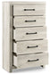 Cambeck Five Drawer Chest Signature Design by Ashley®