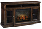 Roddinton 72" TV Stand with Electric Fireplace Signature Design by Ashley®