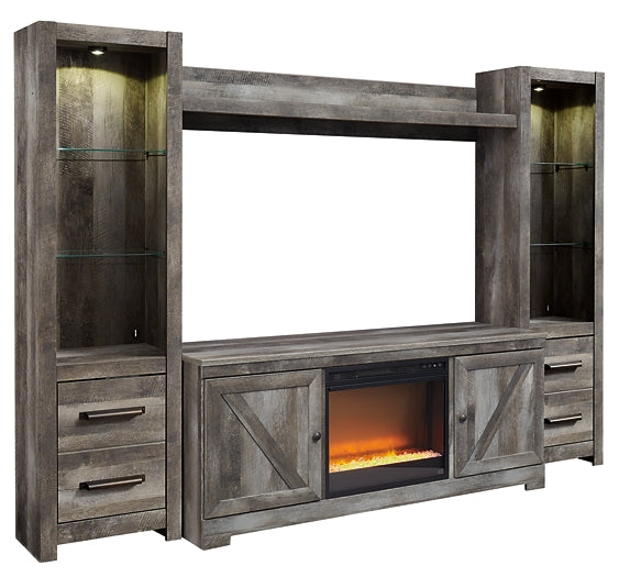 Wynnlow 4-Piece Entertainment Center with Electric Fireplace Signature Design by Ashley®