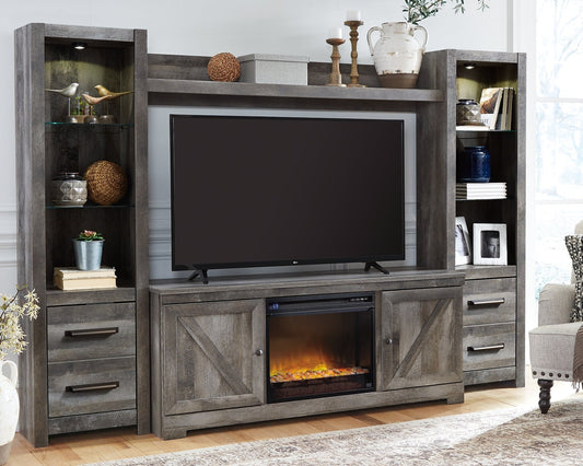 Wynnlow 4-Piece Entertainment Center with Electric Fireplace Signature Design by Ashley®