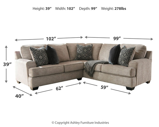 Bovarian 2-Piece Sectional Signature Design by Ashley®