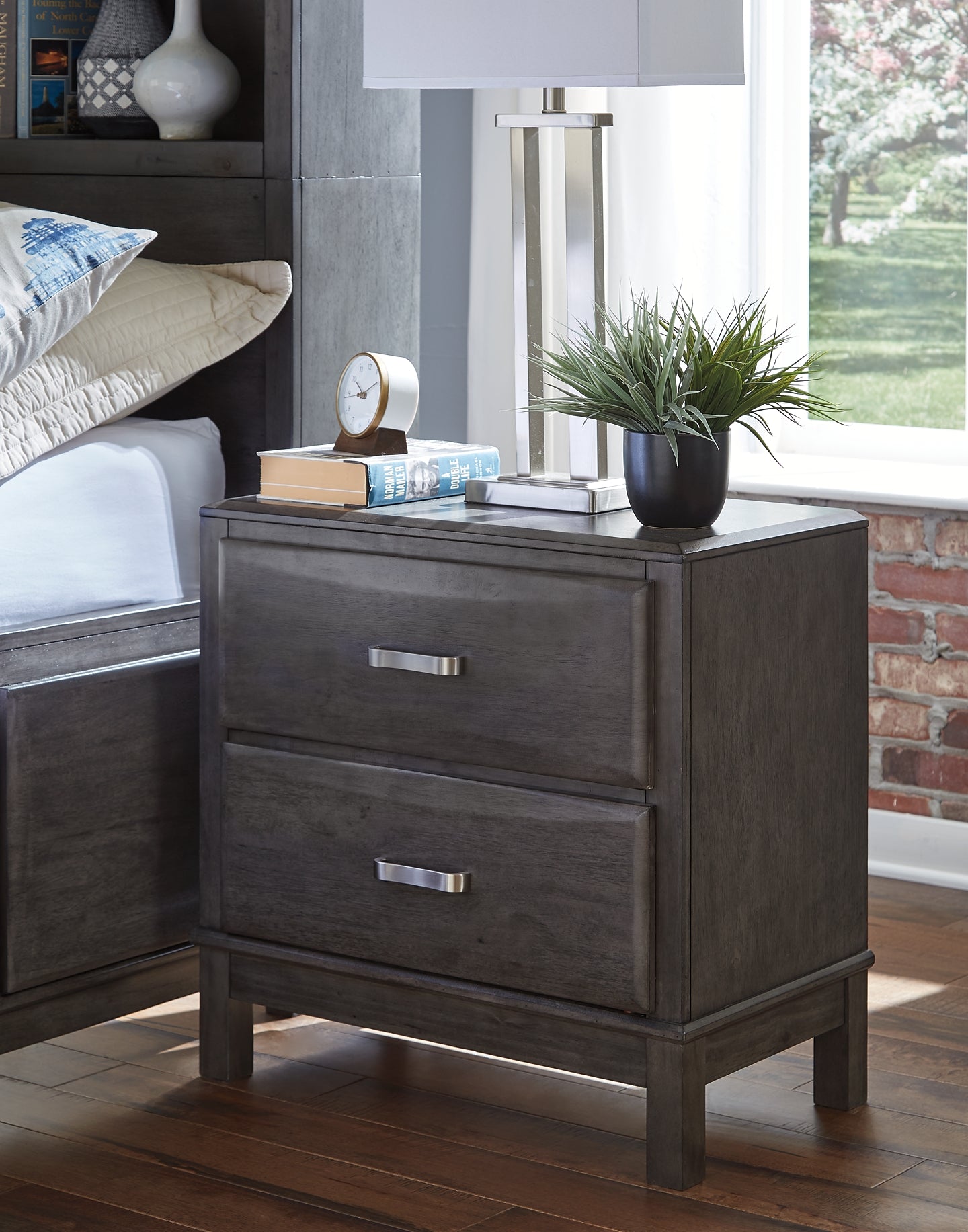 Caitbrook Two Drawer Night Stand Signature Design by Ashley®