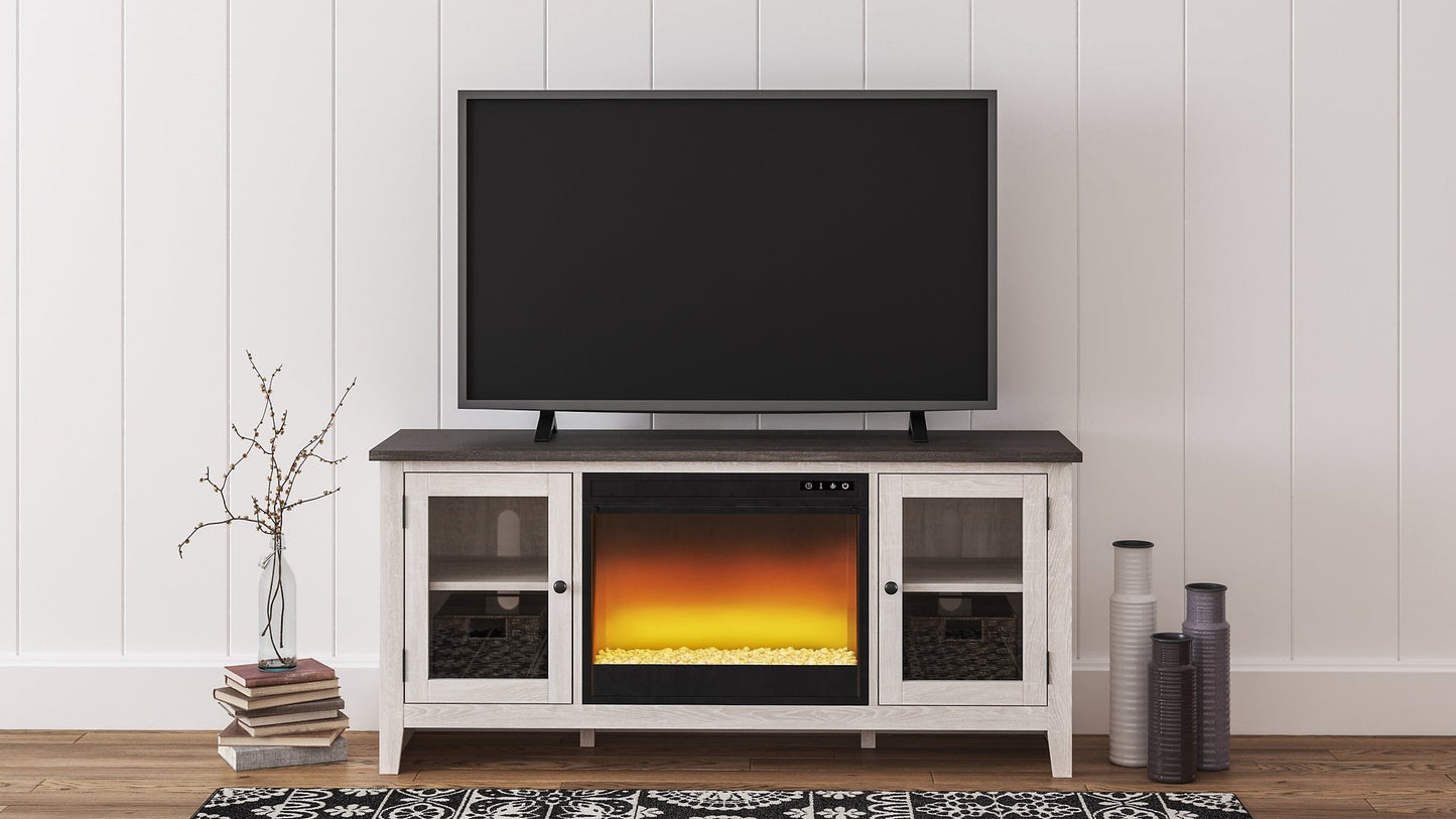 Dorrinson 60" TV Stand with Electric Fireplace Signature Design by Ashley®