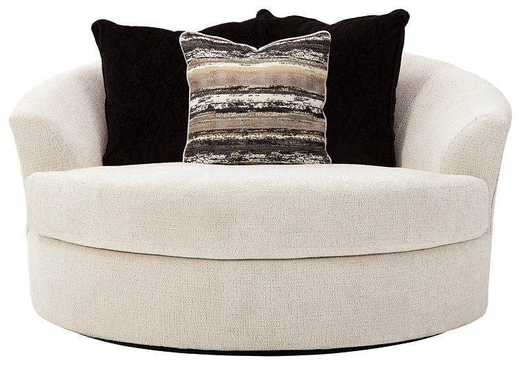 Cambri Oversized Round Swivel Chair Ashley®