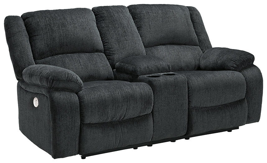 Draycoll DBL REC PWR Loveseat w/Console Signature Design by Ashley®