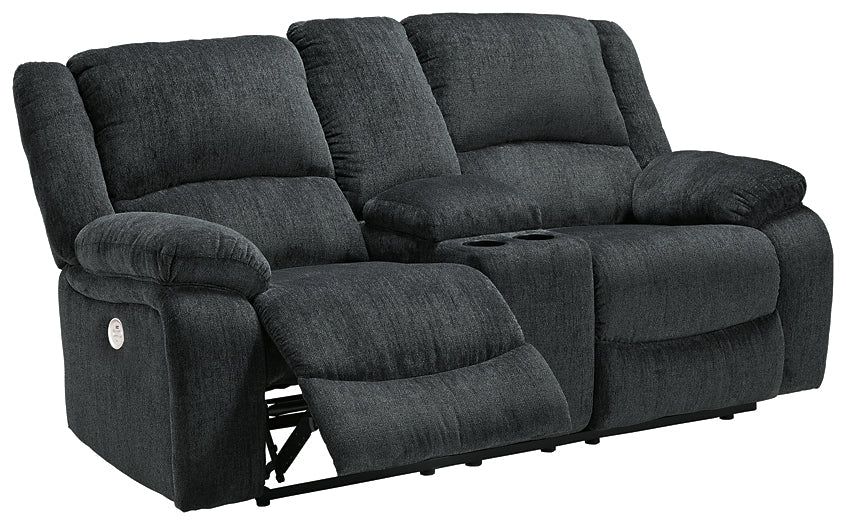 Draycoll DBL REC PWR Loveseat w/Console Signature Design by Ashley®