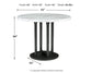 Centiar Round DRM Counter Table Signature Design by Ashley®