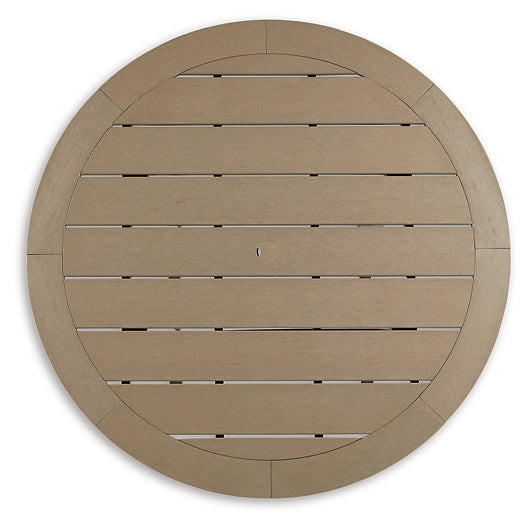 Fairen Trail Round Bar Table w/UMB OPT Signature Design by Ashley®