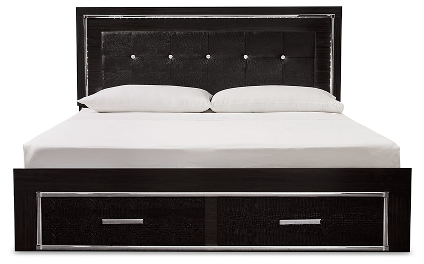 Kaydell  Upholstered Panel Bed With Storage Signature Design by Ashley®