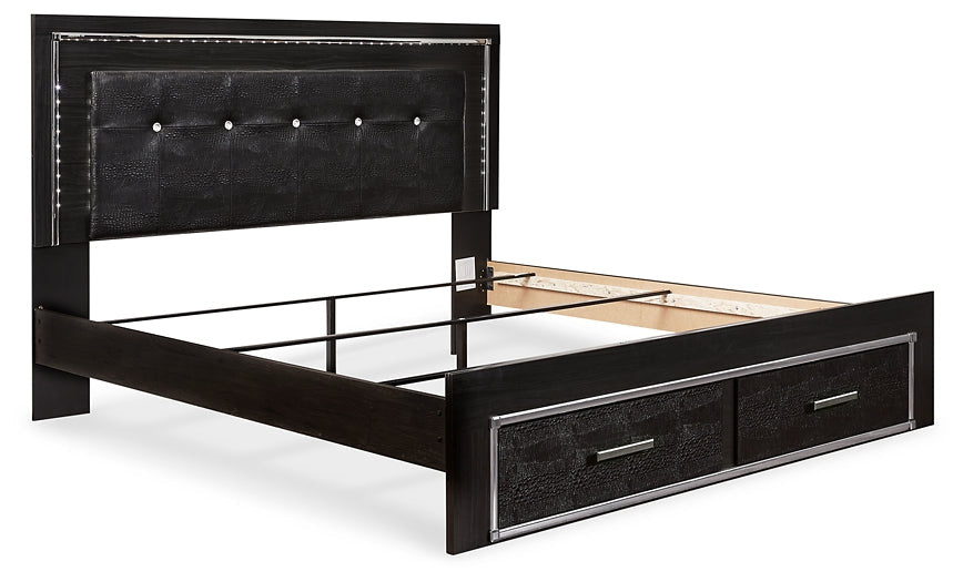 Kaydell  Upholstered Panel Bed With Storage Signature Design by Ashley®