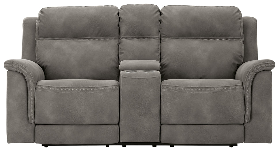 Next-Gen DuraPella PWR REC Loveseat/CON/ADJ HDRST Signature Design by Ashley®