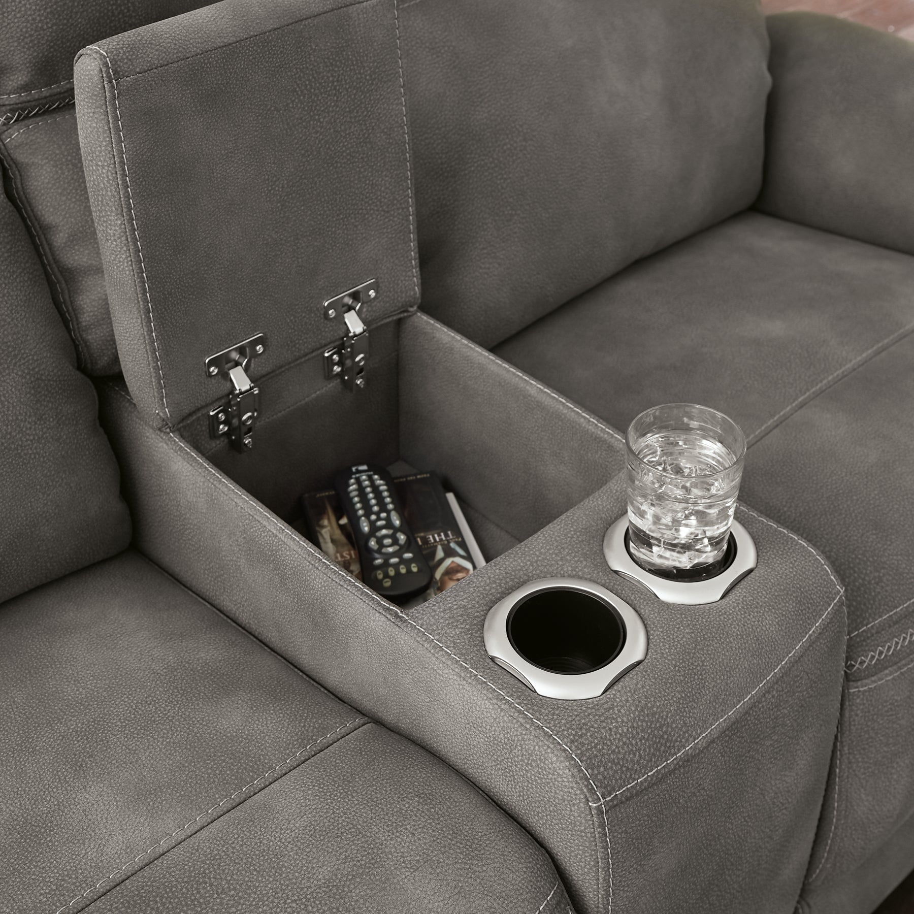 Next-Gen DuraPella PWR REC Loveseat/CON/ADJ HDRST Signature Design by Ashley®