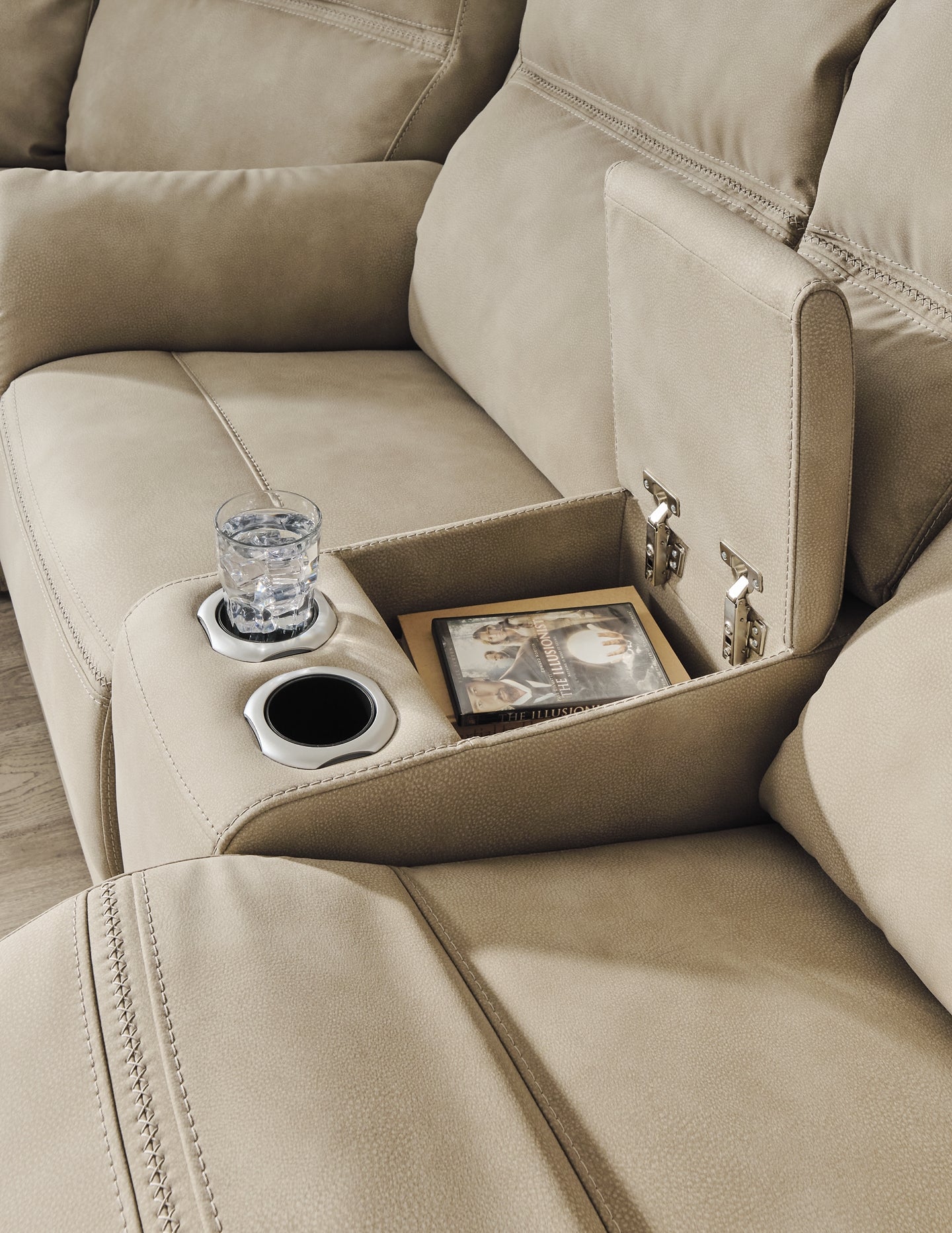 Next-Gen DuraPella PWR REC Loveseat/CON/ADJ HDRST Signature Design by Ashley®
