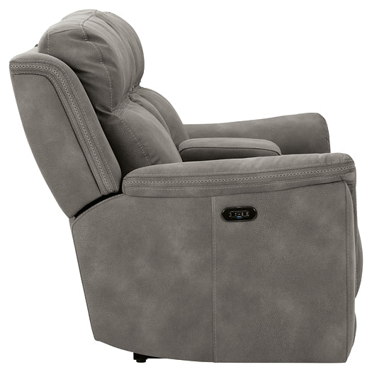 Next-Gen DuraPella PWR REC Loveseat/CON/ADJ HDRST Signature Design by Ashley®