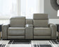 Correze 3-Piece Power Reclining Sectional Loveseat Signature Design by Ashley®