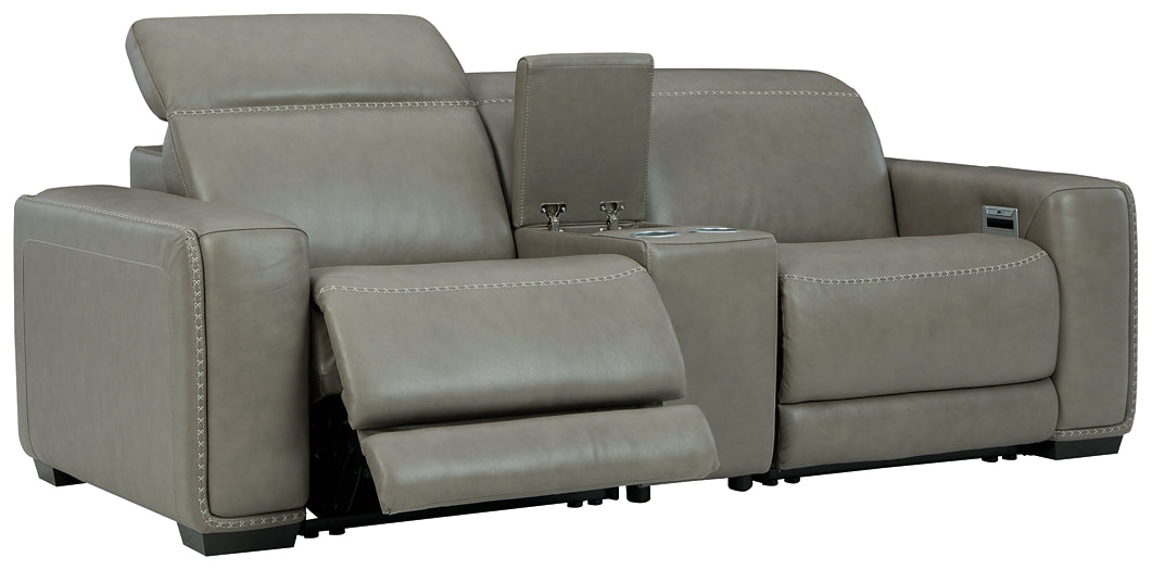 Correze 3-Piece Power Reclining Sectional Loveseat Signature Design by Ashley®