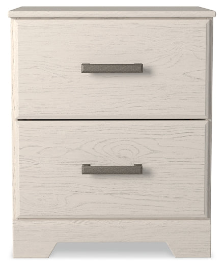 Stelsie Two Drawer Night Stand Signature Design by Ashley®