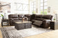 Dunleith 5-Piece Power Reclining Sectional Signature Design by Ashley®
