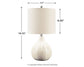 Rainermen Ceramic Table Lamp (1/CN) Signature Design by Ashley®
