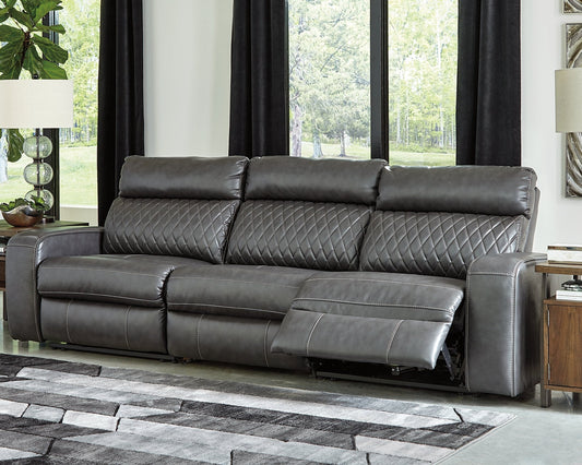 Samperstone 3-Piece Power Reclining Sectional Sofa Signature Design by Ashley®