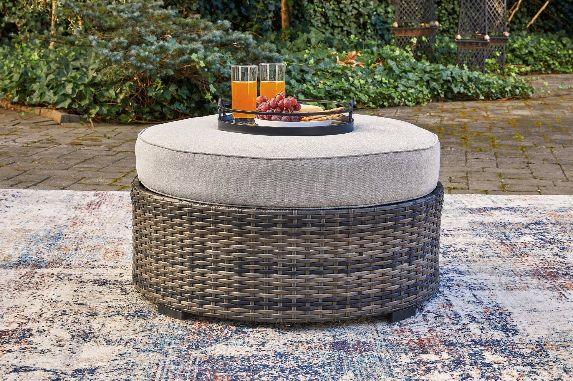 Harbor Court Ottoman with Cushion Signature Design by Ashley®
