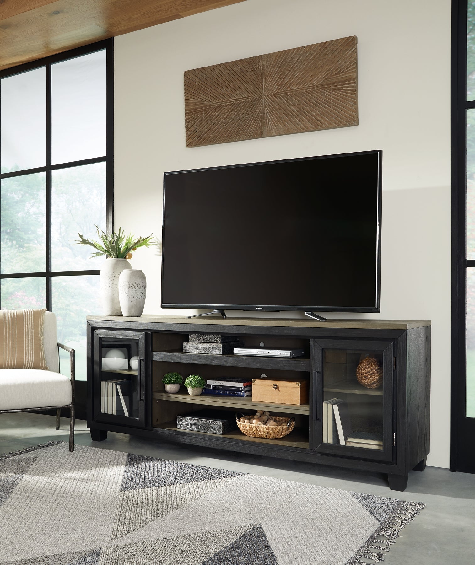 Foyland XL TV Stand w/Fireplace Option Signature Design by Ashley®