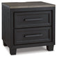 Foyland Two Drawer Night Stand Signature Design by Ashley®