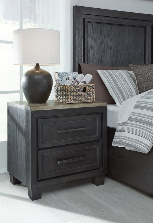 Foyland Two Drawer Night Stand Signature Design by Ashley®