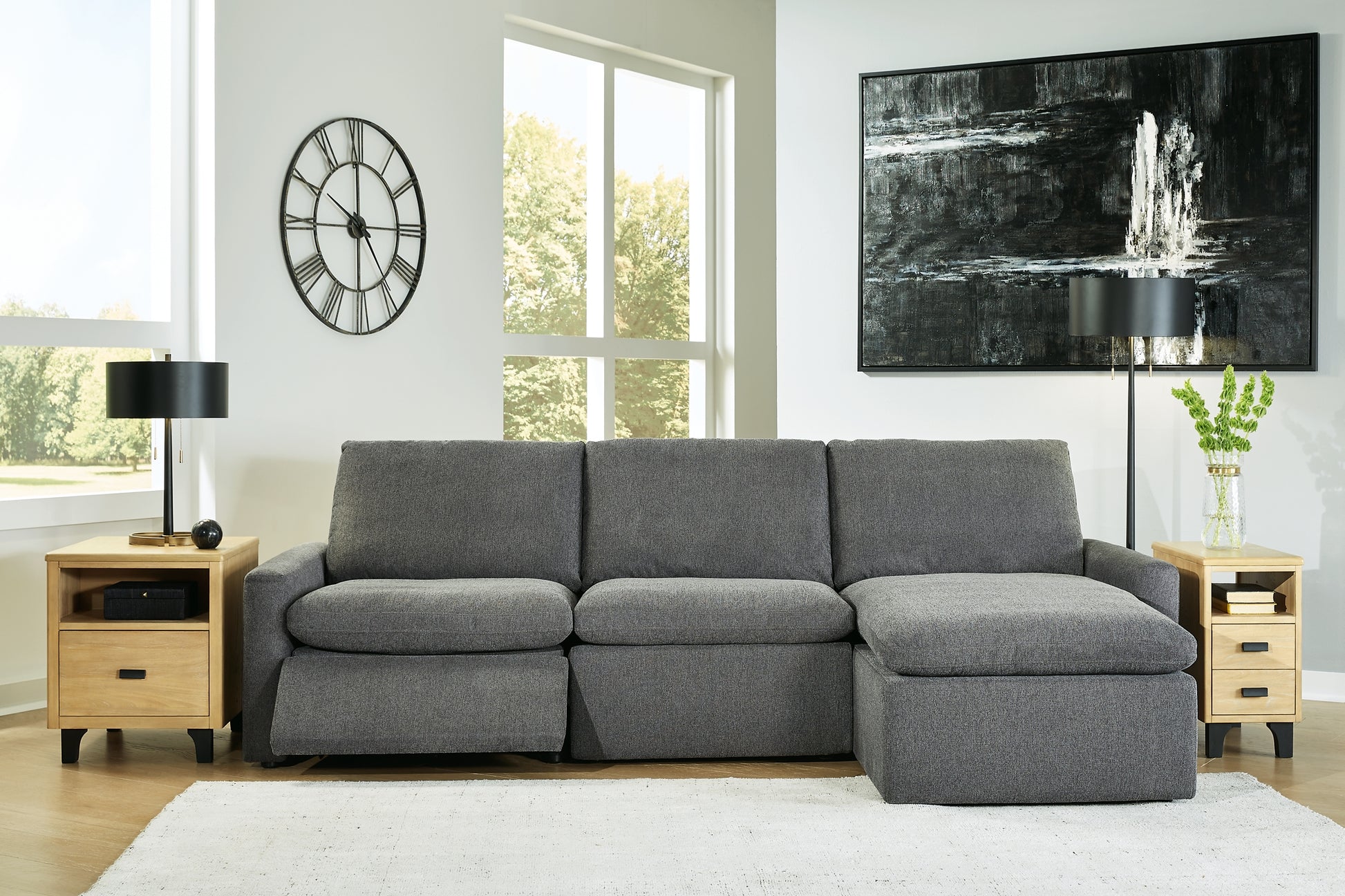 Hartsdale 3-Piece Right Arm Facing Reclining Sofa Chaise Signature Design by Ashley®